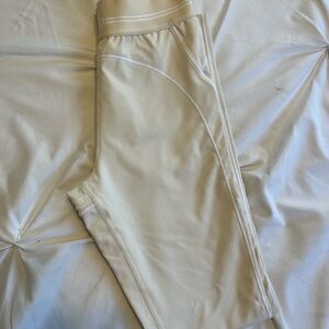 Cream Athletic Leggings